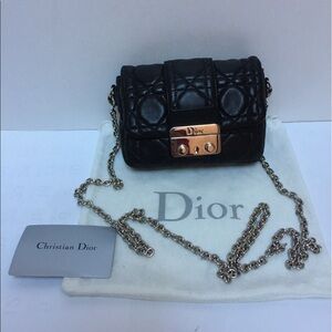 *SOLD* Dior Black Mini Miss Dior Crossbody Bag